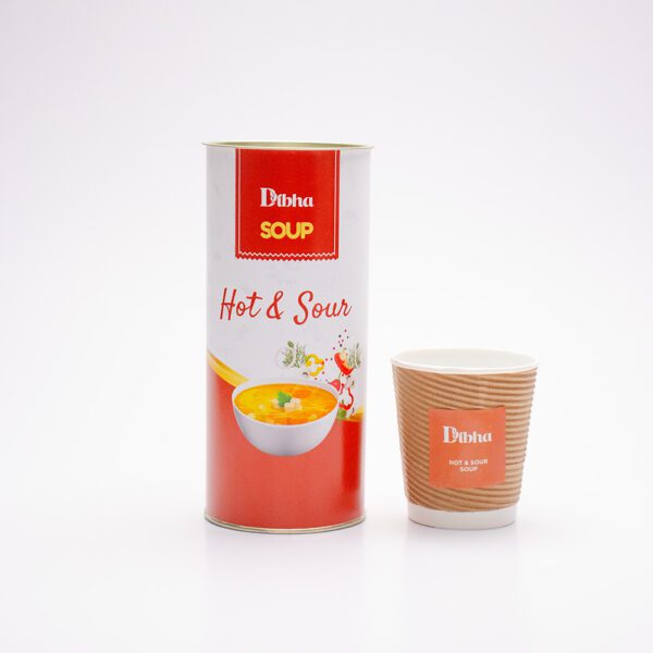 Instant Hot & Sour Soup (Ready to Drink Instant Soup 7 Cups) - 70gm - Image 3