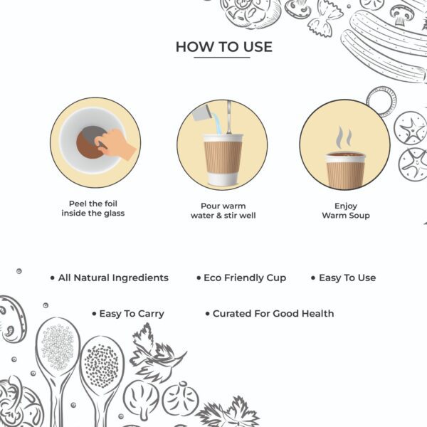 Instant Tomato Soup (Ready to Drink Instant Soup 7 Cups) - 70gm - Image 6