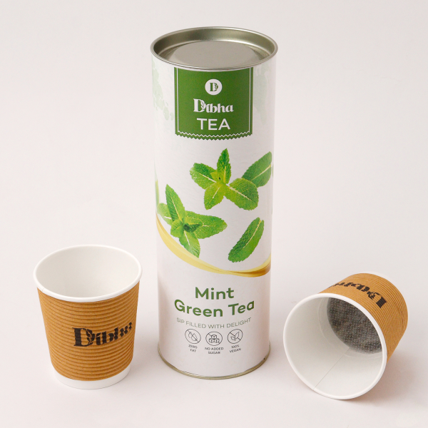 Mint Green Tea (Ready to Drink Instant Tea 7 Cups) - 21gm - Image 4