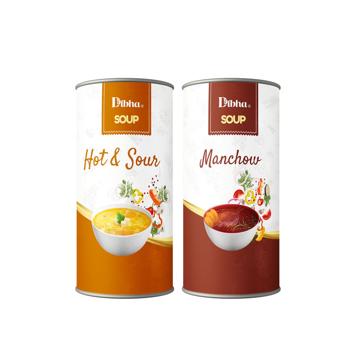 Instant Hot and Sour + Manchow Soup Cups - Total 140g - Image 2