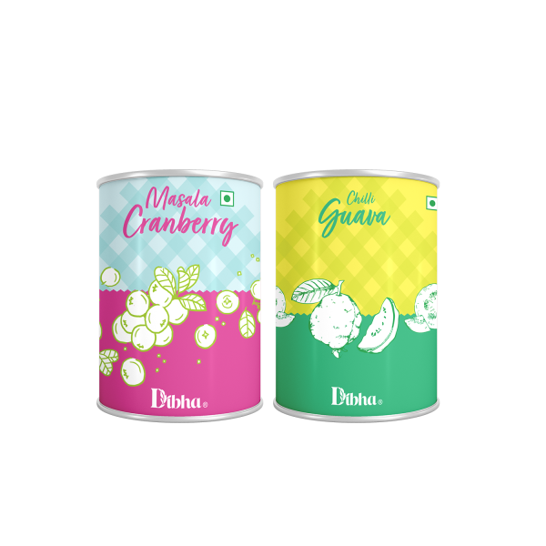 Dried Fruit Pack Of 2  - Masala Cranberry and Chilli Guava - Total 200g - Image 2
