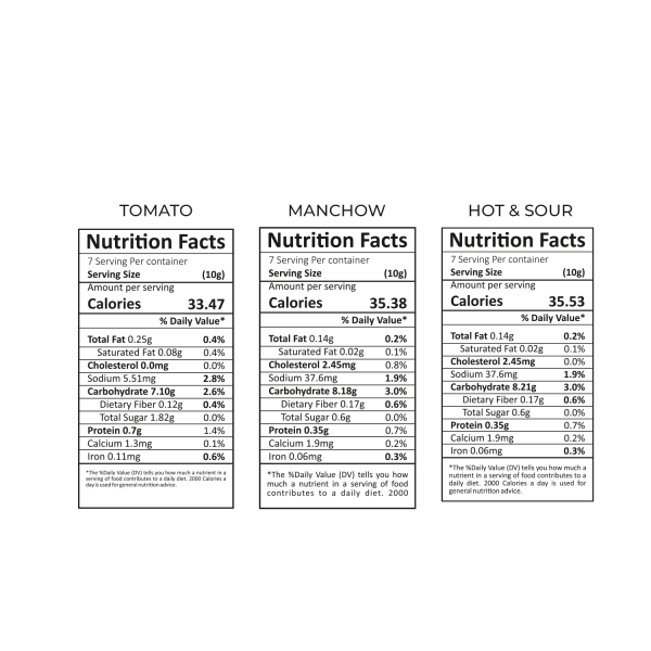 Instant Soup Cups - Hot and Sour Soup, Manchow Soup, Tomato Soup - Total 210g - Image 8