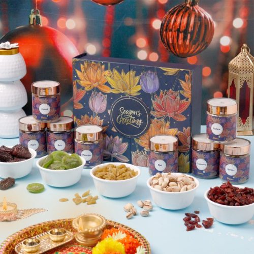D15 - Premium Set Of 8 Diwali Hamper Box